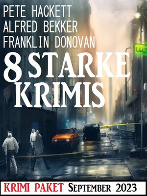 cover image of 8 Starke Krimis September 2023